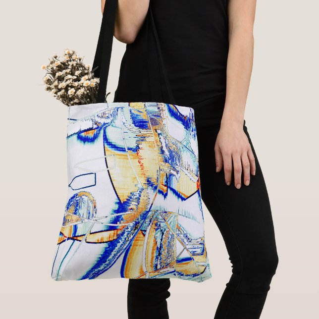 Ink lief in mehr als einer Richtung? Orange, blau (Von Nahem)