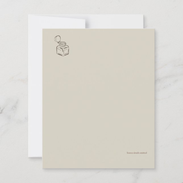 Ink Pot-Forgotten Archive- Minimalist Papersheet (Vorderseite)