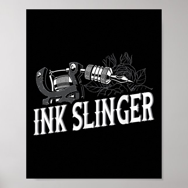 Ink Slinger - Tattoo Artist Poster (Vorne)
