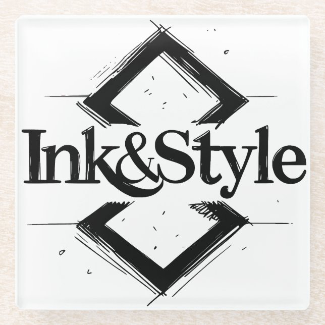 Ink&Style Glasuntersetzer (Vorderseite)