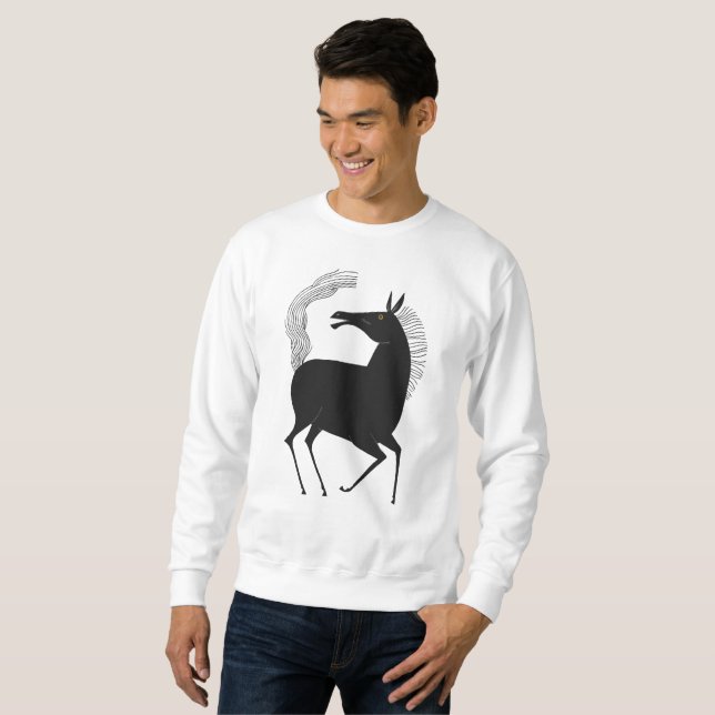 Ink Talking Fantasy V01 HORSE Sweatshirt (Vorne ganz)
