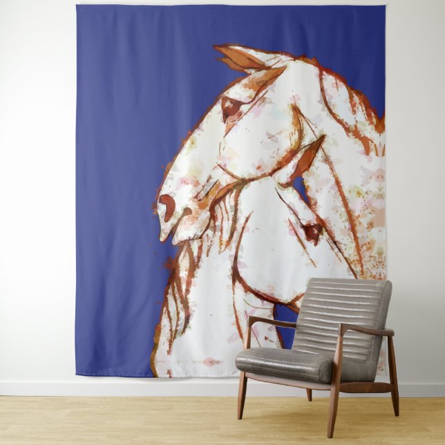 Ink Talking Fantasy V07 HORSE V02 Wandteppich (Beispiel)