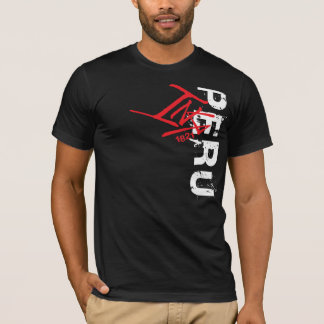 InKa1821 Aufkleber - Peru-Shirt T-Shirt