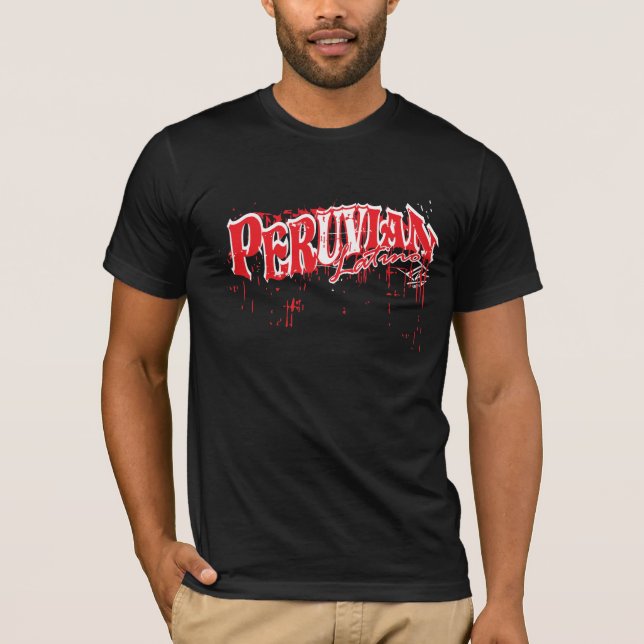 InKa1821 Aufkleber - peruanisches T-Shirt (Vorderseite)