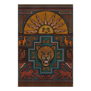 Inka-Kunst Poster