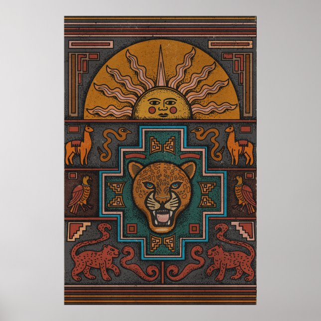 Inka-Kunst Poster (Vorne)