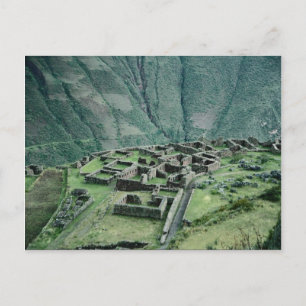 Inka-Ruinen, Pisac, Peru Postkarte