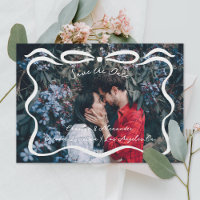 Inkalte Ribbons und Foto aus Bow