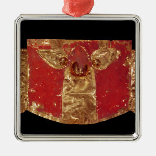 Inkamaske Ornament Aus Metall