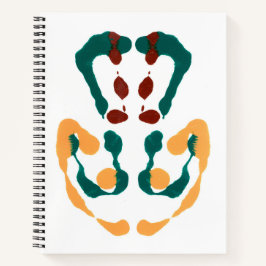 Inkblot Art Notebook Notizbuch
