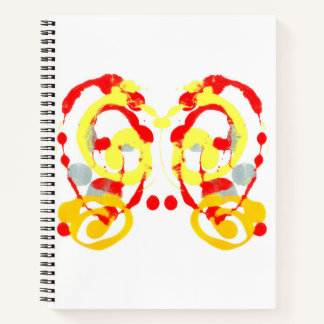 Inkblot Art Notebook Notizbuch