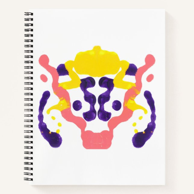 Inkblot Art Notebook Notizbuch (Vorderseite)
