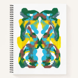 Inkblot Art Notebook Notizbuch