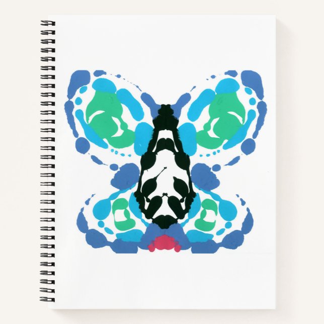 Inkblot Art Notebook Notizbuch (Vorderseite)
