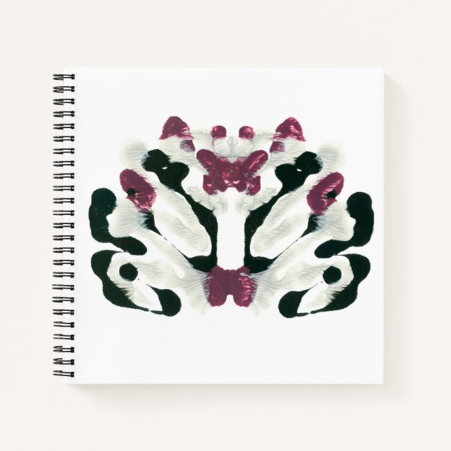 Inkblot Art Notizbuch (Vorderseite)