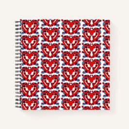 Inkblot Art Notizbuch