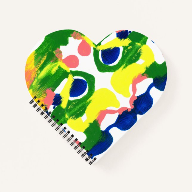 Inkblot Art Notizbuch (Vorderseite)