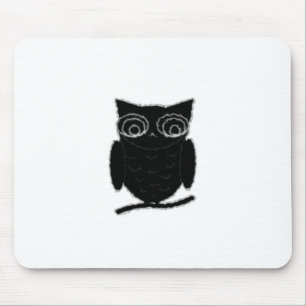 Inkblot Owl Mousepad
