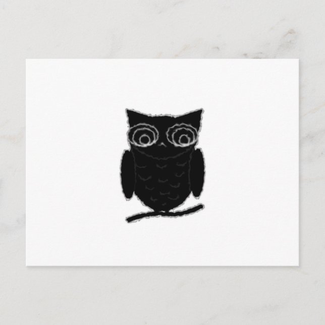 Inkblot Owl Postkarte (Vorderseite)