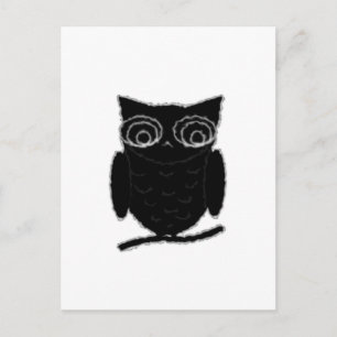 Inkblot Owl Postkarte