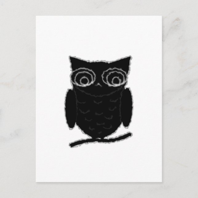 Inkblot Owl Postkarte (Vorderseite)