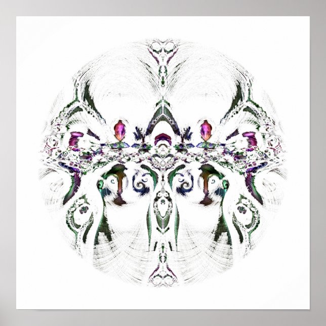 InkBlot - Symmetrie 1 Poster (Vorne)