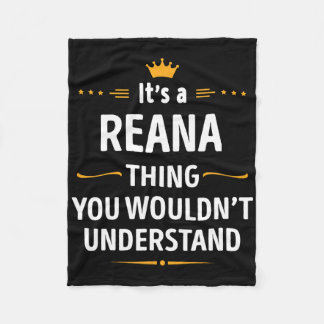 Inked Creation - Its A Reana Thing You Wouldn't Un Fleecedecke