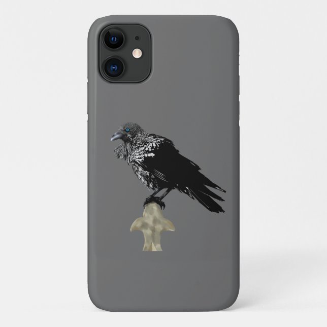 Inked Raven Case-Mate iPhone Hülle (Rückseite)