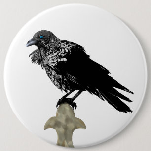 Inken Raven Button