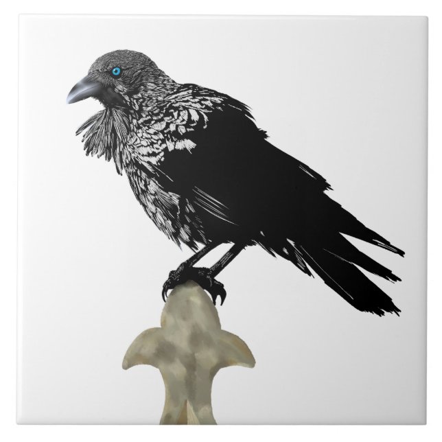 Inken Raven Fliese (Vorderseite)