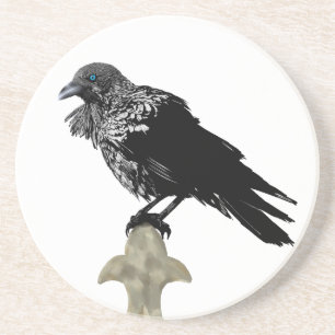 Inken Raven Getränkeuntersetzer