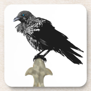Inken Raven Getränkeuntersetzer