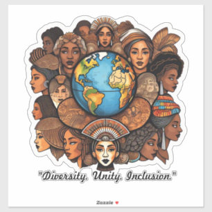 "Inklusion durch Kunst" Aufkleber