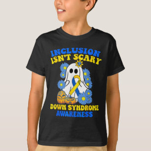 Inklusion ist kein Beängstigendes Halloween-Ghost- T-Shirt