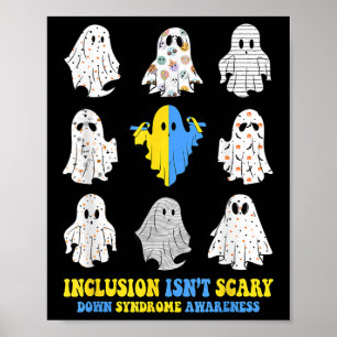 Inklusion ist nicht Beängstigend-Down-Syndrom Bewu Poster