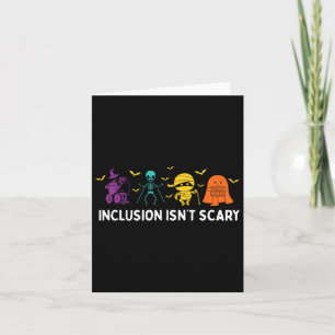 Inklusion ist nicht Beängstigend Niedlich Boo Schö Karte