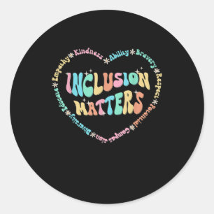 Inklusion S Autismus Bewusstsein Sped Teacher Kind Runder Aufkleber