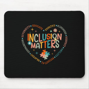 Inklusion S Heart Puzzle Advocacy Raglan Baseball Mousepad