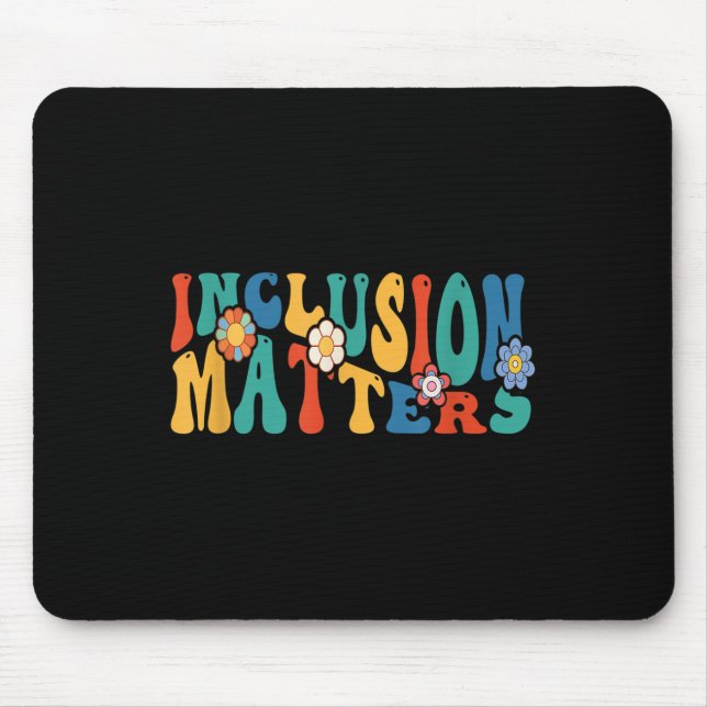 Inklusion S Special Bildung Autismus Sensibilisier Mousepad (Vorne)
