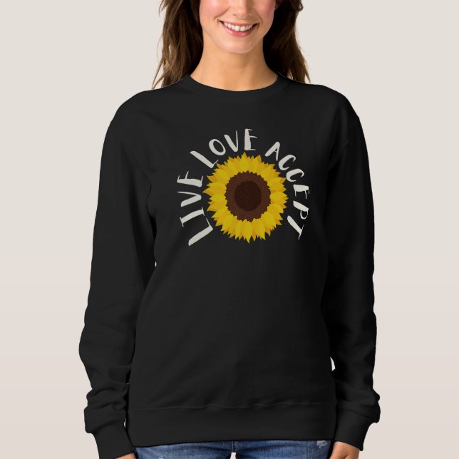 Inklusion SPED Special Bildung Lehrer Live Lov Sweatshirt (Vorderseite)