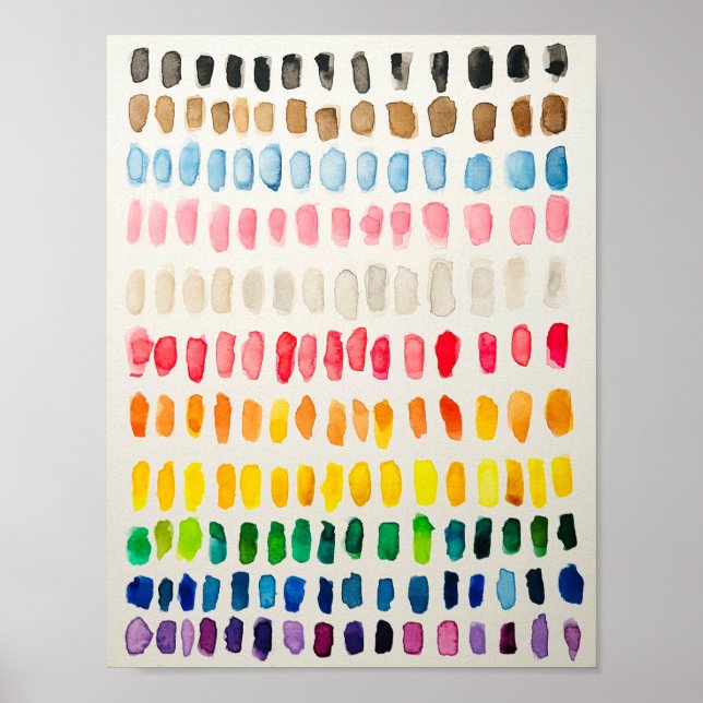 Inklusive Druckgrafik für das Aquarell Poster (Vorne)