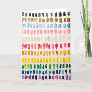 Inklusive Flag-Aquarellkarte für LGBT+ Dankeskarte