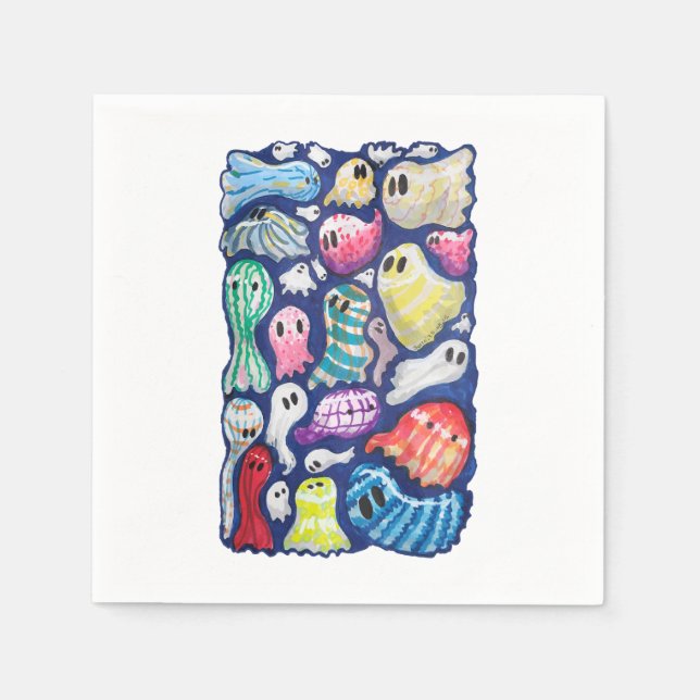 Inklusive Geister Serviette (Vorderseite)