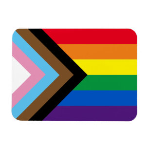 Inklusive Regenbogen Lgbtq Gay Diversity-Flagge Magnet