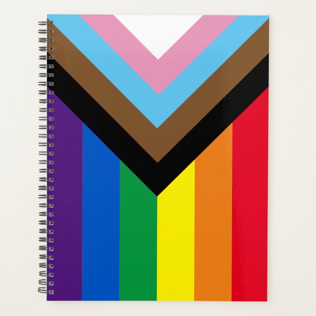 Inklusive Regenbogen Lgbtq Gay Diversity-Flagge Planer (Vorderseite)