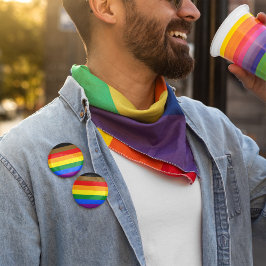 Inklusive Regenbogenflagge Geschlecht Diversity Pr Button