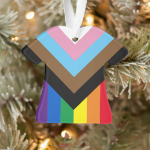 Inklusive Regenbogenflagge Lgbtq Gay Pride Diversi Ornament