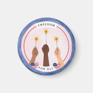 Inklusiver Amerikanische Unabhängigkeitstag - Frei Magnet