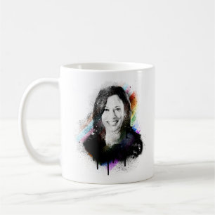 Inklusiver Pride Kamala Harris Spray Paint Kaffeetasse