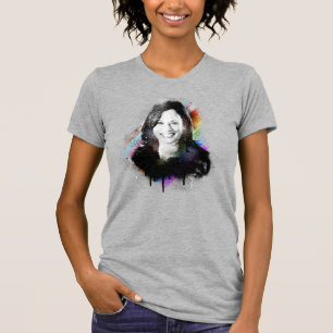 Inklusiver Pride Kamala Harris Spray Paint T-Shirt